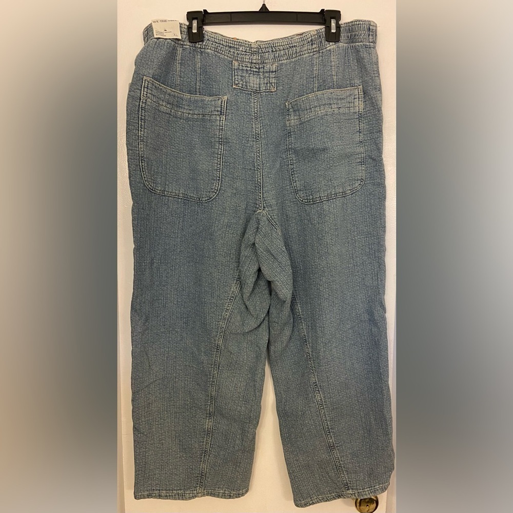 NWT We The Free Midnight Voyage Harem Jeans in Journey Blue Size XL - Picture 5 of 10